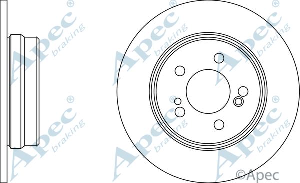 APEC BRAKING Тормозной диск DSK2115